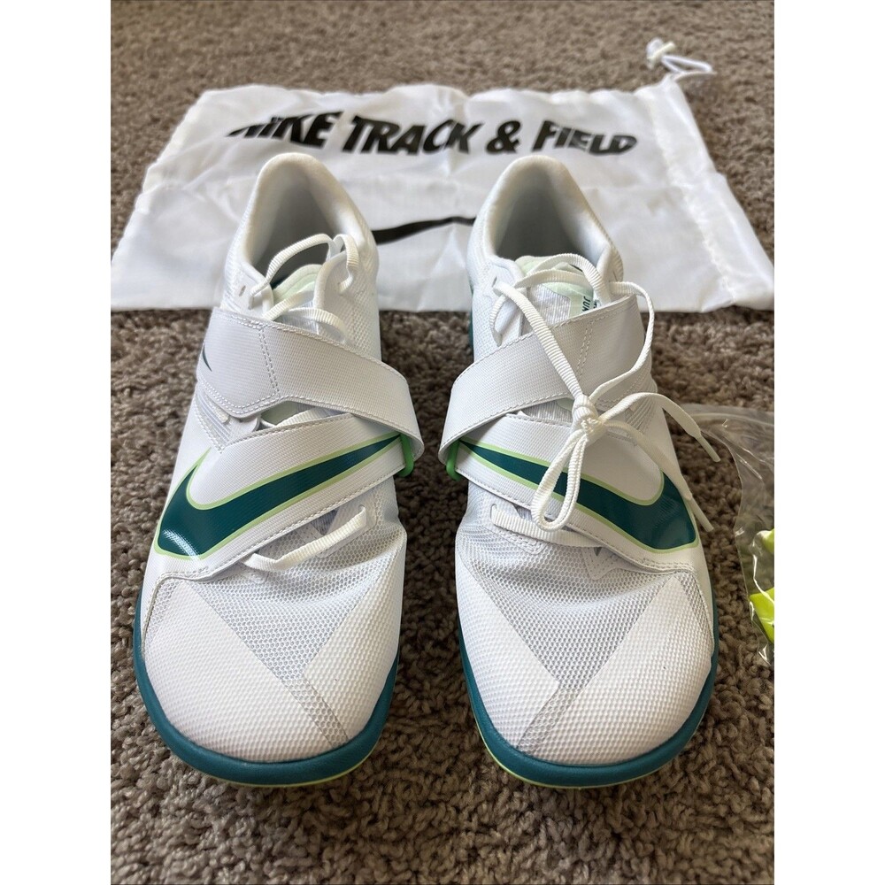 Nike Zoom Rival Jump Mens 11 White Track Field Shoes Jumping DR2756-100